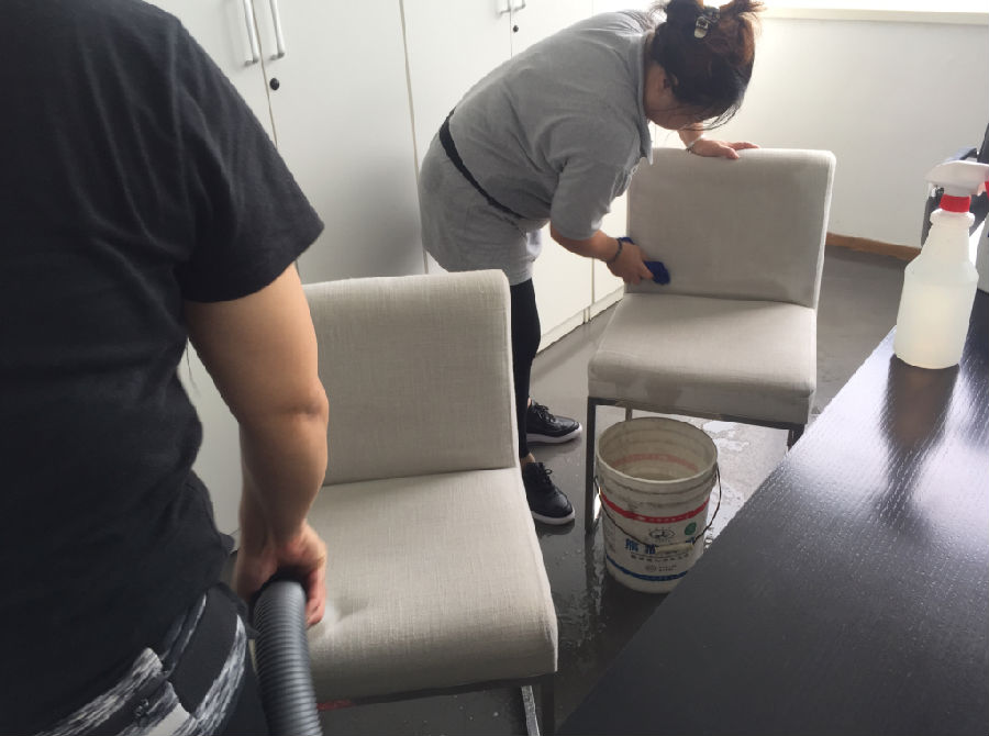 高青县沙发清洗案例