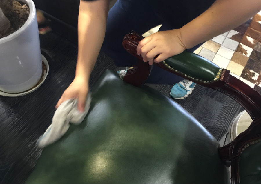 高青县家具清洗案例